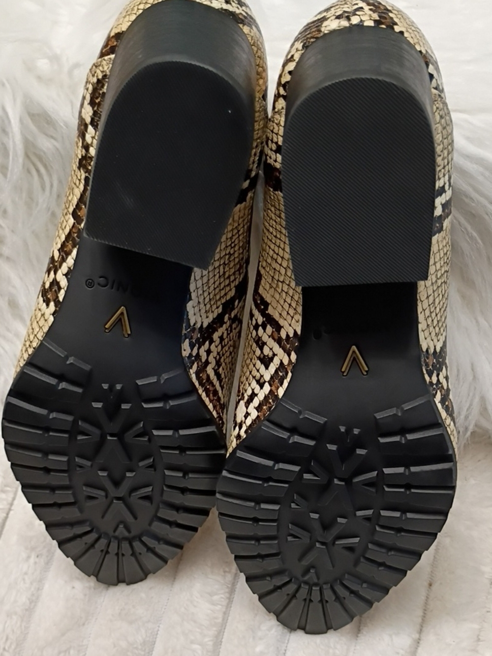 Vionic Neutral Snake-Print Chelsea Bootie - Picture 16 of 16